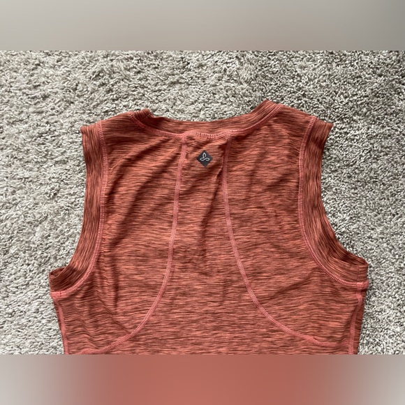 Prana | Vertex Midi Bodycon Midi Dress Light Burnt Orange | Size XS - Picture 5 of 5